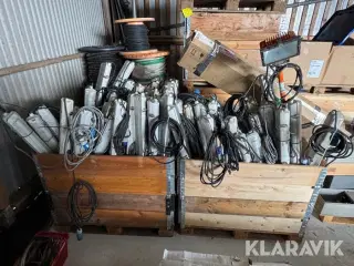Parti med arbejdsbelysning / LED armaturer