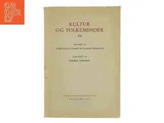 Kultur og Folkeminder XX af Anders Uhrskov (Bog)