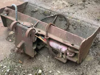 JCB 60 cm skovl Brugt planerskovl med hydraulisk kip. 130cm,