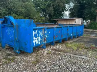 Container med krog hejs