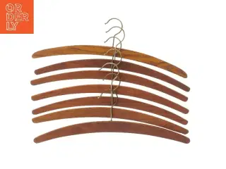 Teak Træbøjler (str. 45 cm, 7 styk cm)