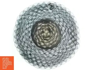 Sort damehat med slør, nytårs hat fra Salling (str. 43x20x12 cm)
