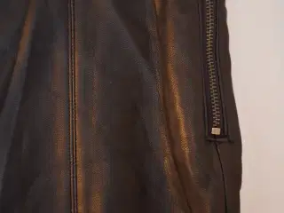 Læderlook bukser