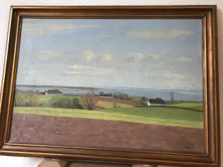 Maleri motiv Horne Land/Lillemark Fåborg