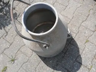 Mælkespand I zink 
