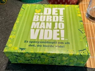 Det burde man jo vide – Helt nyt & uåbnet