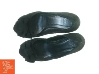 Højhælede Peeptoe Pumps sko i Ruskind fra Billi Bi (str. 38)