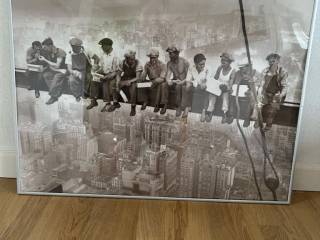 Indrammet plakat - city lunch