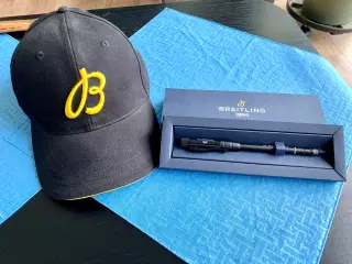 Breitling: kasket/ merchandise + blyant med viskel