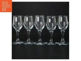 Fem Ideelle glas fra Holmegård(str. 17 cm, 5 styk cm)