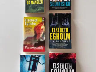 Elsebeth Egholm bog, 6 titler - NYE!