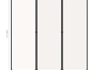3-panels rumdeler 150 x 180 cm hvid