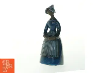 Keramikfigur af kvinde (str. 28 cm)