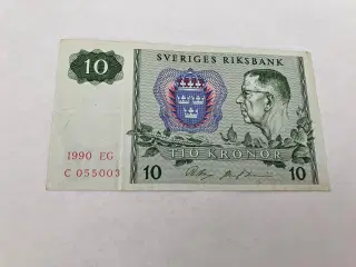 10 Kronor 1990 EG Sweden