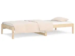 Daybed uden madras 90x200 cm massivt fyrretræ
