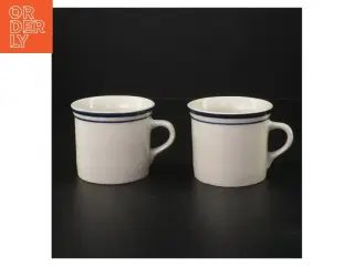 Sæt med to keramik kopper (str. H. 7,5 cm ø. 8,5 cm)