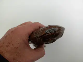 Krudthorn i messing og kobber
