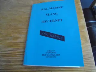 Kgl. Marine – Slang i søværnet  