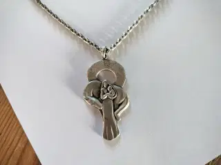 Super Sødt Marjatta Vedhæng i Sterling Sølv