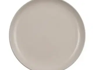 12 stk. Tallerken stentøj råhvid 270 mm Rustik