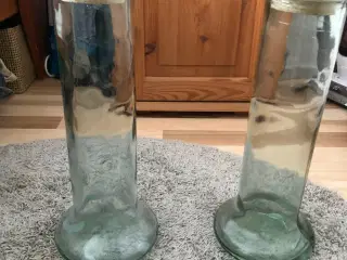 Glasbeholdere med korkprop