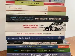 Dansk, historie, samfundsfag, pædagogik