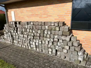 Herregårdssten kantblokke sort
