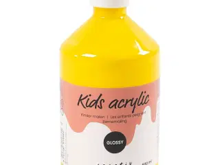 Akrylmaling Blank, primær gul, 500ml/ 1 fl.