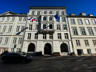 Virtuelt kontor i Amaliegade nær Amalienborg og Nyhavn