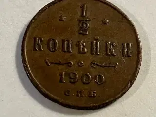 1/2 Kopek 1900 Rusland