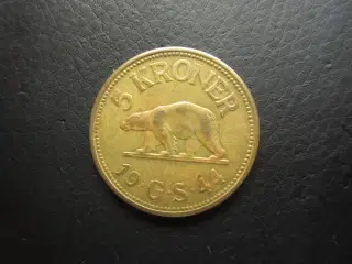 5 kroner 1944 Grønland