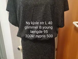 Ny glimmer kjole str L 40