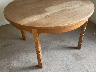Spisebord egetræ 