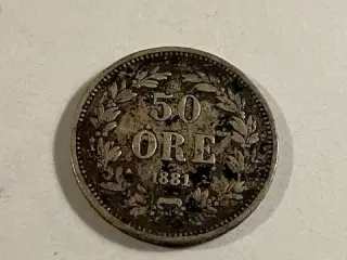 50 øre 1881 Sverige