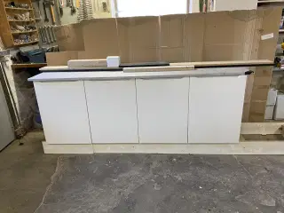 Minikøkken Hvid folie