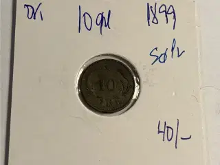 10 øre 1899 Danmark