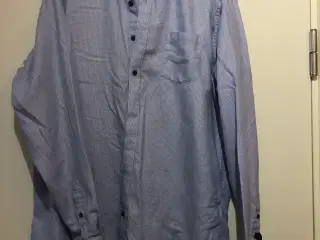 Skjorte fra Morgan - blå/hvide-tern