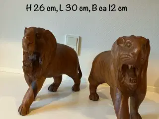 Flotte store træ løver
