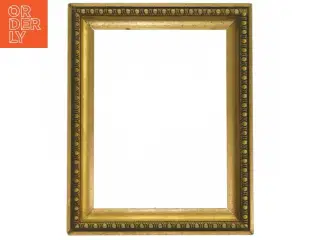 Guldbelagte billedramme (str. 19,5x16 cm)