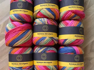 Akrylgarn Rainbow