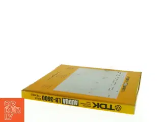 TDK Audua LB-3600 Bånd på metalspole med NAB kerne Ubrugt (str. 28 x 28 cm)
