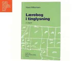 Lærebog i tinglysning af Hans Willumsen (Bog)