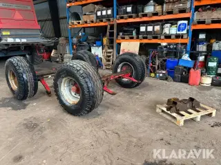 Aksler med dæk - 2 stk