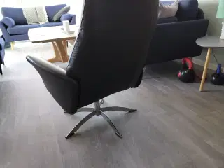  læder lænestol at sætte i .