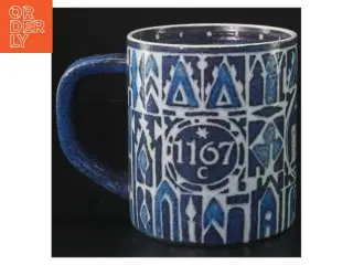 Blåt årskrus 1967 (str. 11,5 cm) 5fra aluminia