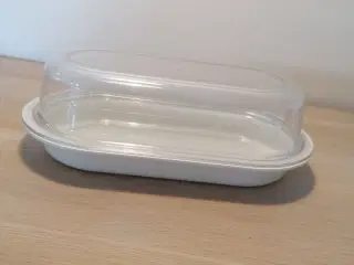 Tupperware boks til hel spegepølse / kødpølse m.m.