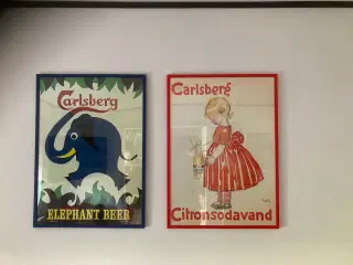 Carlsberg plakater 50x70 cm 2 stk