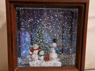 Juledekoration Sneglobe med lyd