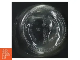 Dekorativt glas sylteglas (str. H. 17 cm)