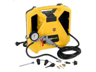 Oliefri Kompressor 1100 W + 10 dele